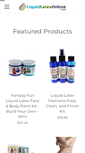 Mobile Screenshot of liquidlatexonline.com